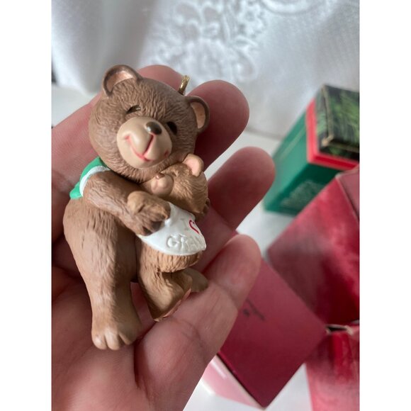 Hallmark Keepsake Teddyt Bear lot 5 figurines - Picture 10 of 11